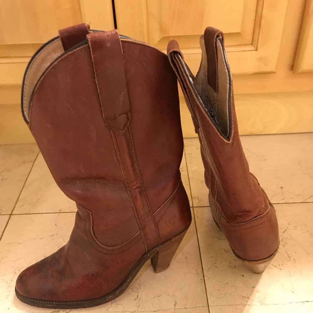 Vintage Frye cowboy boots